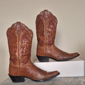 Ariat Brown Western Cowboy Boots, Size 6.5